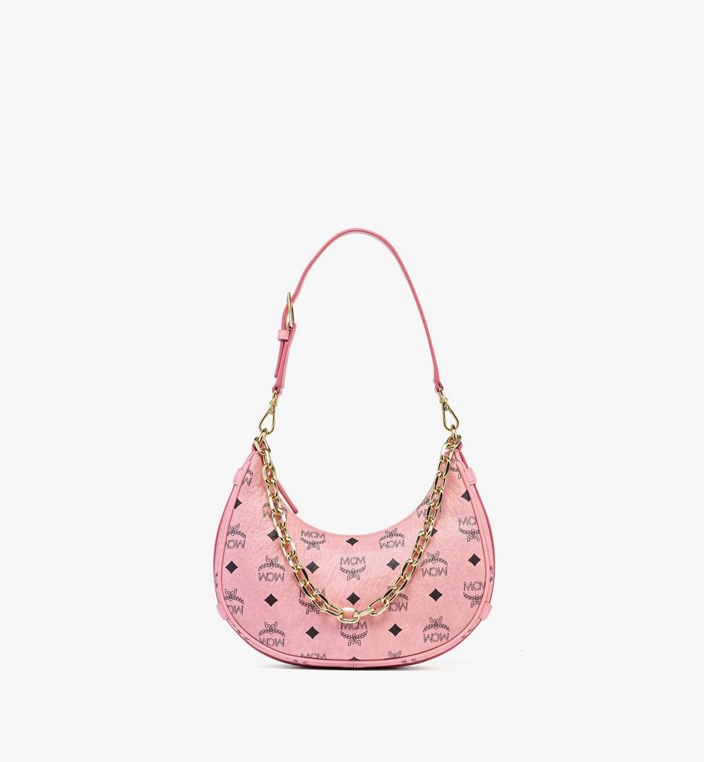 Aren Crescent Hobo Bag in Visetos 1 Aren Crescent Hobo Bag in Visetos 1